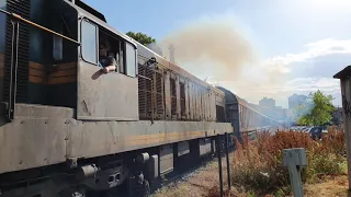 EMD G16 with freight train for Dimitrovgrad in Niš