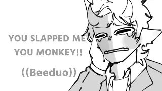 YOU SLAPPED ME YOU MONKEY!!! [ DSMP ] Beeduo