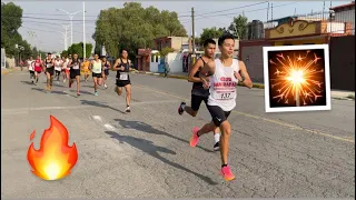 CARRERA 5K ELITE TULTEPEC PIROTECNICO | VARIOS CORREDORES SE QUEMARON POR EL RITMO