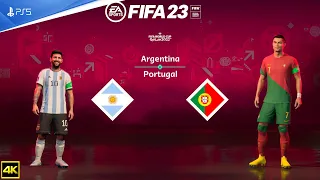 FIFA 23 - Argentina Vs Portugal-  FIFA World Cup Final Qatar | PS5™ [4K ] Next Gen