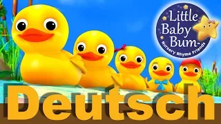 Wir zŠhlen fŸnf kleine Entlein | Kinderlieder | LittleBabyBum