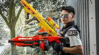 LTT Game Nerf War : Special Training Warriors SEAL X Nerf Guns Fight Rocket Crazy Squad Number One