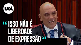 Moraes no julgamento de Bolsonaro: Falas não são exercício de liberdade de expresssão; são mentiras