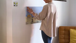 How to Hang a Canvas Without Nails or Damaging the Walls