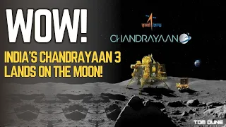India's Chandrayaan 3 Lands on the Moon as Russia's Luna 25 Crashes!