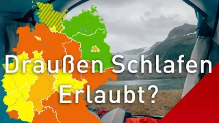 Wildcampen Teil 1 | Was ist erlaubt – Outdoor Recht für Radreisen🏕️ (Draußen Schlafen)