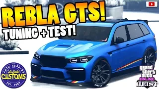 😍🛠BESTER Tuner SUV!😍🛠 REBLA GTS Tuning + Test! [GTA 5 Online Casino Heist Update DLC]