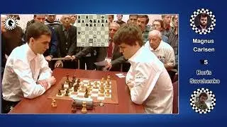 Magnus Carlsen VS Boris Savchenko | World Blitz Championship 2010