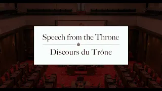 Speech from the Throne 2019