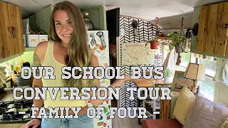 #154 - Our School Bus Conversion Tour - Family of Four - 2 Kids