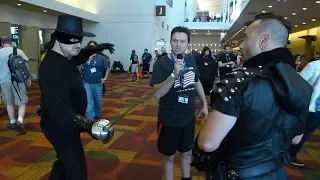 Zorro vs Bash epic battle at Gen Con 2017
