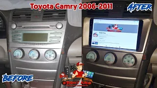 Toyota Camry 2008-11 install Android stereo lcd screen replacement car radio Bright King  #car