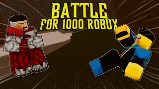 OMNI-MAN VS INVINCIBLE For 1000 ROBUX In The Strongest Battlegrounds