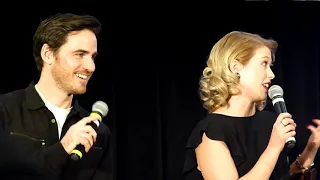 Colin and Rose! Gold panel OUAT Burbank 2018
