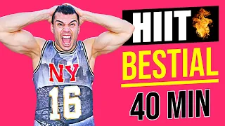 ⚡ Rutina HIIT 40 MINUTOS para ADELGAZAR *RÁPIDO*!! 🔥 Cardio HIIT INTENSO para QUEMAR GRASA (En Casa)