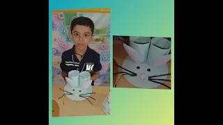 Aradhana English School Bhilad (Club Activity - Pen holder Making).   Std - 1st /2nd