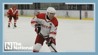 Putin and Lukashenko hit the hockey rink