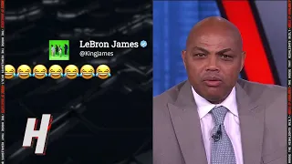 Chuck wants LeBron on inside the NBA says he's got nothing else to do 😅😅