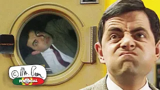 Caos da lavanderia do Sr. Bean!  | Clipes engraçados do Sr. Bean | Mr Bean Portugal