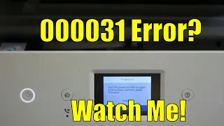 The Epson ET-15000 Error 000031 Fake Paper Jam - the Fix You Need!