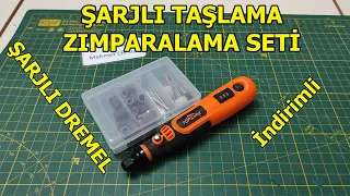 Şarjlı Taşlama ve Zımparalama Seti, ŞARJLI DREMEL, ŞARJLI GRAVÜR