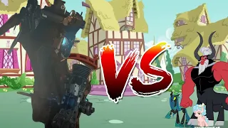 titan cameraman vs equestria villains ( titan skibidi toilet my little pony)