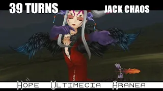 [DFFOO] 39 Turns - Jack Event CHAOS (999K score | Ultimecia Hope Aranea)