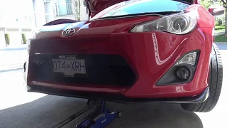 Cheap Ebay front lip install! Scion FRS