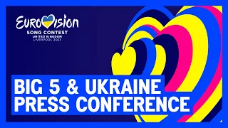 The Big 5 & Ukraine Press Conference | Eurovision Song Contest 2023