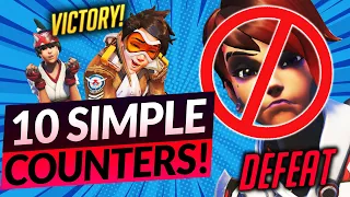 10 COUNTERS to DELETE NEW SOMBRA in Season 7 (Best Heroes!) - Overwatch 2 Meta Guide