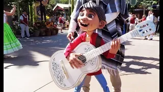 Miguel puppet in "A Musical Celebration of Coco" Disneyland