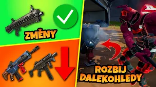 SMG NERF + PŘÍBĚHOVÉ ÚKOLY VE FORTNITE