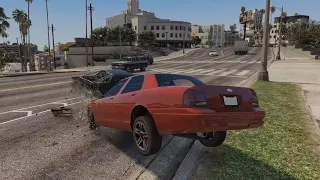 GTA 5 Car Crashes Compilation #14 (With Roof And Door Deformation)