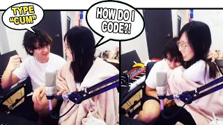 Michael Reeves Teaches LilyPichu Coding! SHE is way too GOOD!?
