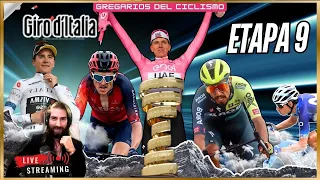 🔴(EN VIVO)  Etapa 9🔥GIRO DE ITALIA 2024 🚴‍♂️POGACAR, NARVAEZ, MOLANO, MARTINEZ, RUBIO #uci #ciclismo