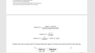 How to Calculate the Effect Size for the Independent Samples t Test