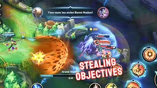 1 Minute Of Stealing Objectives (Dragons/Baron) In LoL Wild Rift