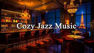 Gentle Piano Jazz Music with Romantic Bar - Relaxing Jazz Background Music for Chilling and Dating