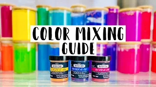 Mix Colors Like A Pro - Create Any Color With Just 3 Dyes!