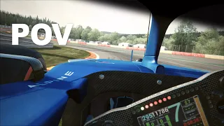 F1 2021 Alonso's POV HELMET CAM View at SPA-FRANCORCHAMPS | #AssettoCorsa