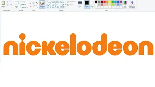 How to draw Nickelodeon Logo in easy steps | Nickelodeon Logo Drawing on Computer.