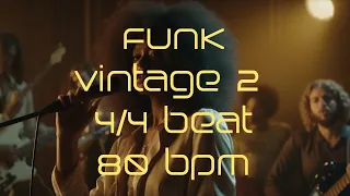 4/4 Drum Beat - 80 BPM - FUNK VINTAGE 2