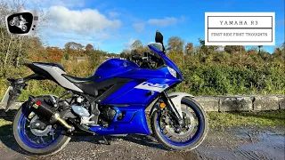 2021 Yamaha R3 | First ride first thoughts review | Can this bike change my opinion of Yamaha???