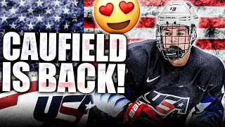 COLE CAUFIELD IS BACK DOMINATING TEAM USA @ WORLD JUNIORS—Montreal Canadiens Habs Top NHL Prospects