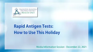 Rapid Antigen Tests: How to Use This Holiday