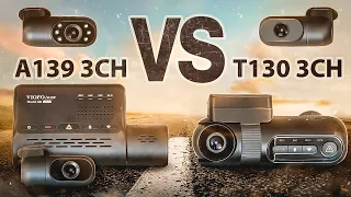 Viofo A139 vs. Viofo T130: Best 3 Channel Dashcam?
