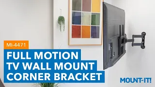 Full Motion TV Wall Mount Corner Bracket | MI-4471 (Features)