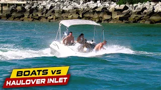 THIS BOAT NEVER STOOD A CHANCE! | Boats vs Haulover Inlet