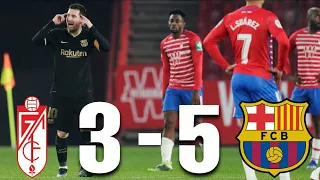 Granada vs Barcelona 3-5 All Goals & Extended Highlights | Copa Del Rey Quarterfinal