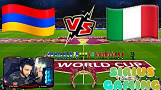 PES ⚽️❤️/ 🇦🇲vs🇮🇹/ Sirius’ը Դեպի Ֆինալ 😍 Իտալիա Բռնվիիի 🔥